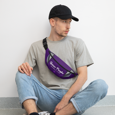 Queer Punks Barbell Club Fanny Pack (Purple)