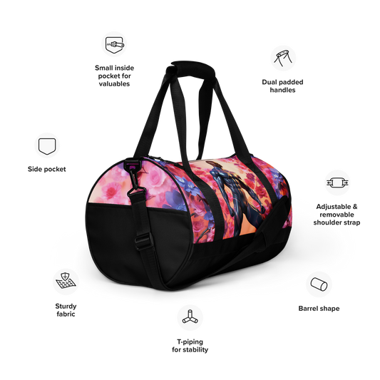 Floral King Gym Bag