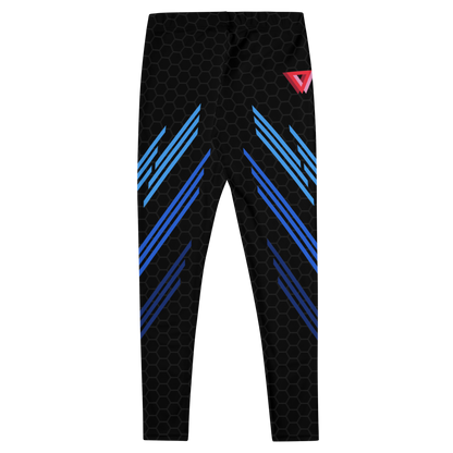 Classic Muscle Daddy Bodybuilding Tights (Black/Blue)