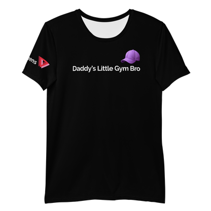 Daddy's Little Gym Bro Moisture-Wicking Workout T-Shirt
