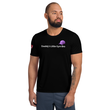 Daddy's Little Gym Bro Moisture-Wicking Workout T-Shirt