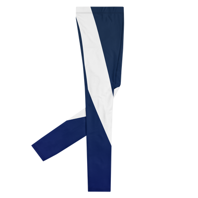 Navy Swan Plus-Size/High-Waisted/Wide-Ankle Bodybuilding Tights
