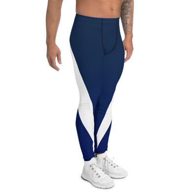 Navy Swan Plus-Size/High-Waisted/Wide-Ankle Bodybuilding Tights