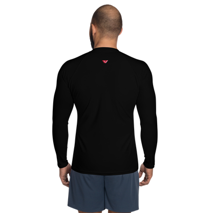 Hyperviolet Skull Long-Sleeve Spandex Top