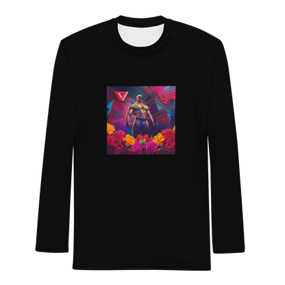 Dia De Los Muertos Daddy Long-Sleeve Spandex Shirt