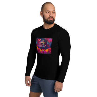 Dia De Los Muertos Daddy Long-Sleeve Spandex Shirt