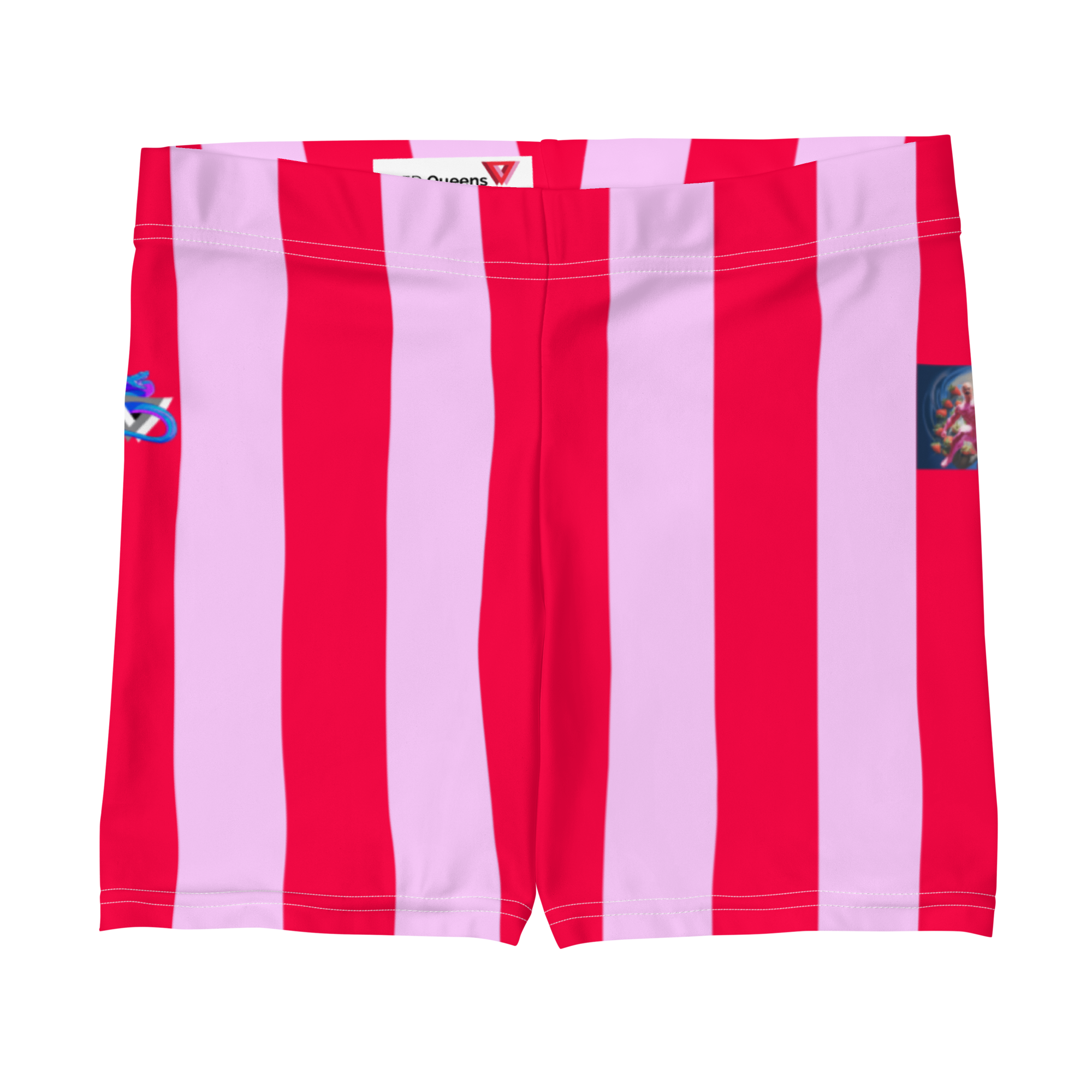 Strawberry Beefcake Spandex Shorts LED Queens