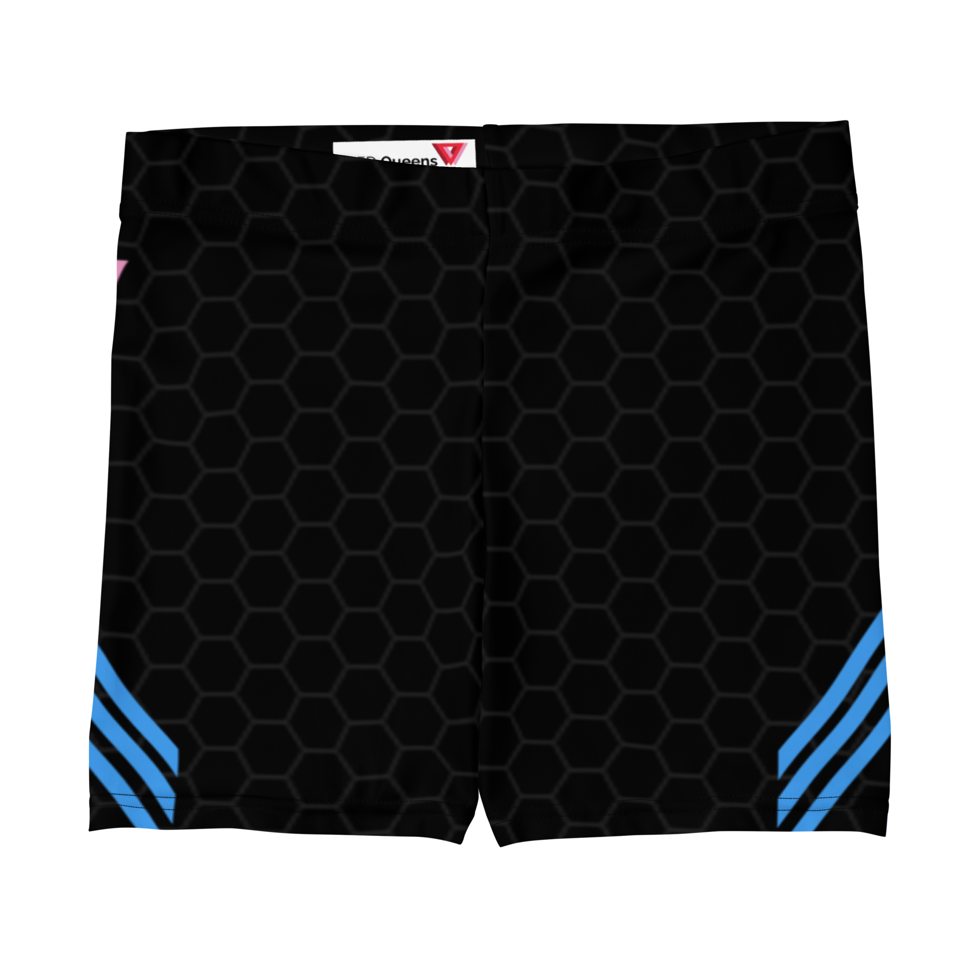 Classic Muscle Daddy Spandex Shorts (Black/Blue)