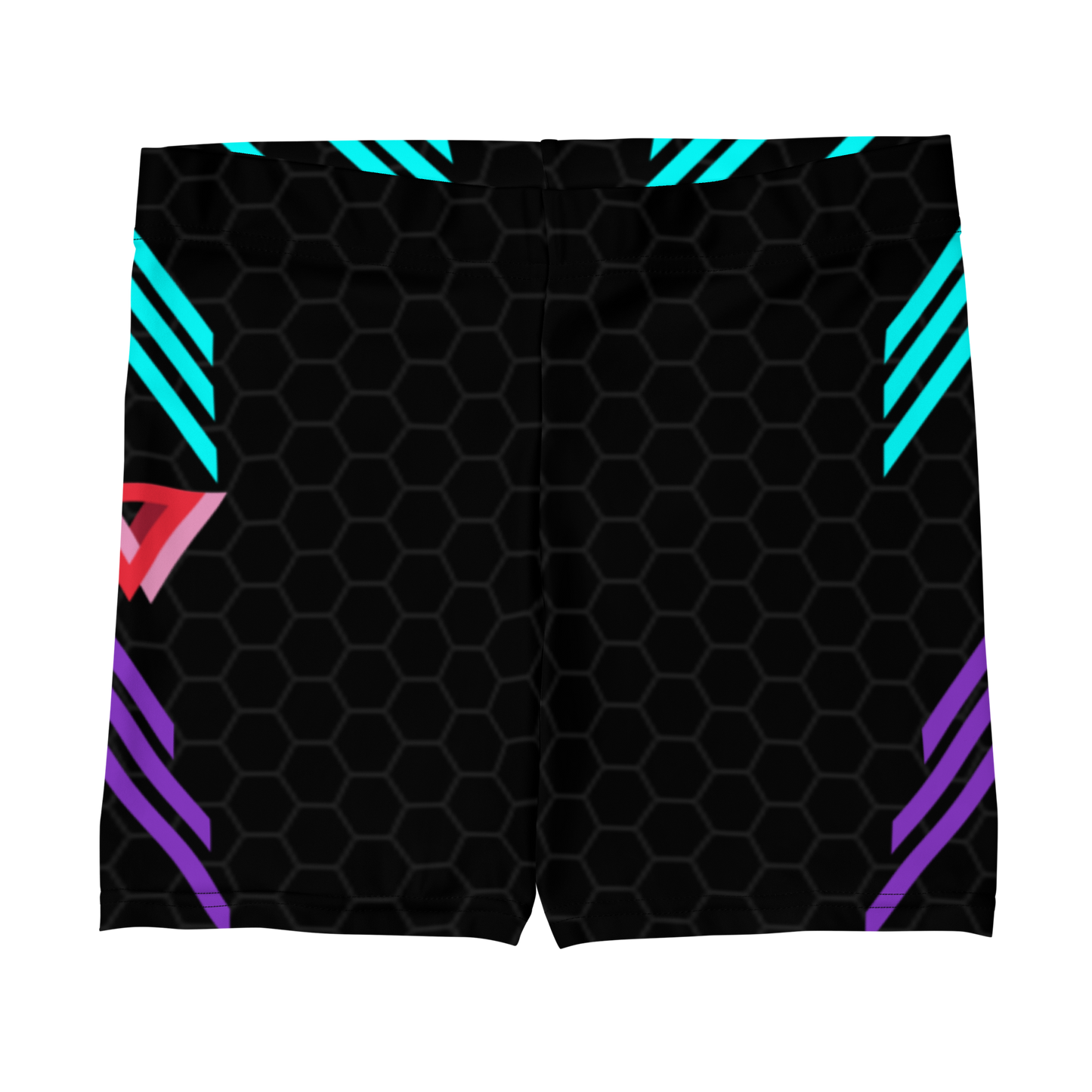 Classic Muscle Daddy Spandex Shorts (Black/80's Neon)