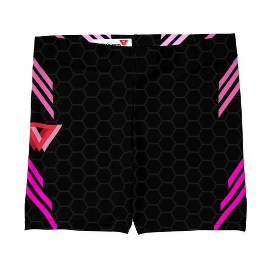 Classic Muscle Daddy Spandex Shorts (Black/Pink)