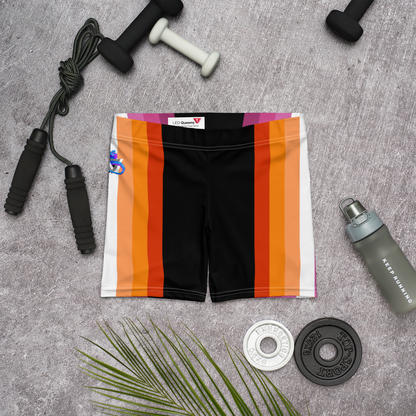 Sapphiccore (Lesbian Pride) Spandex Shorts