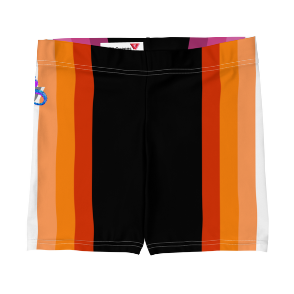 Sapphiccore (Lesbian Pride) Spandex Shorts - LED Queens