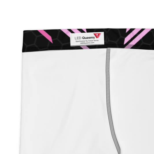 Classic Muscle Daddy Spandex Shorts (Black/Pink)