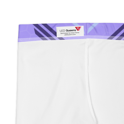 Lavender Theys Spandex Shorts