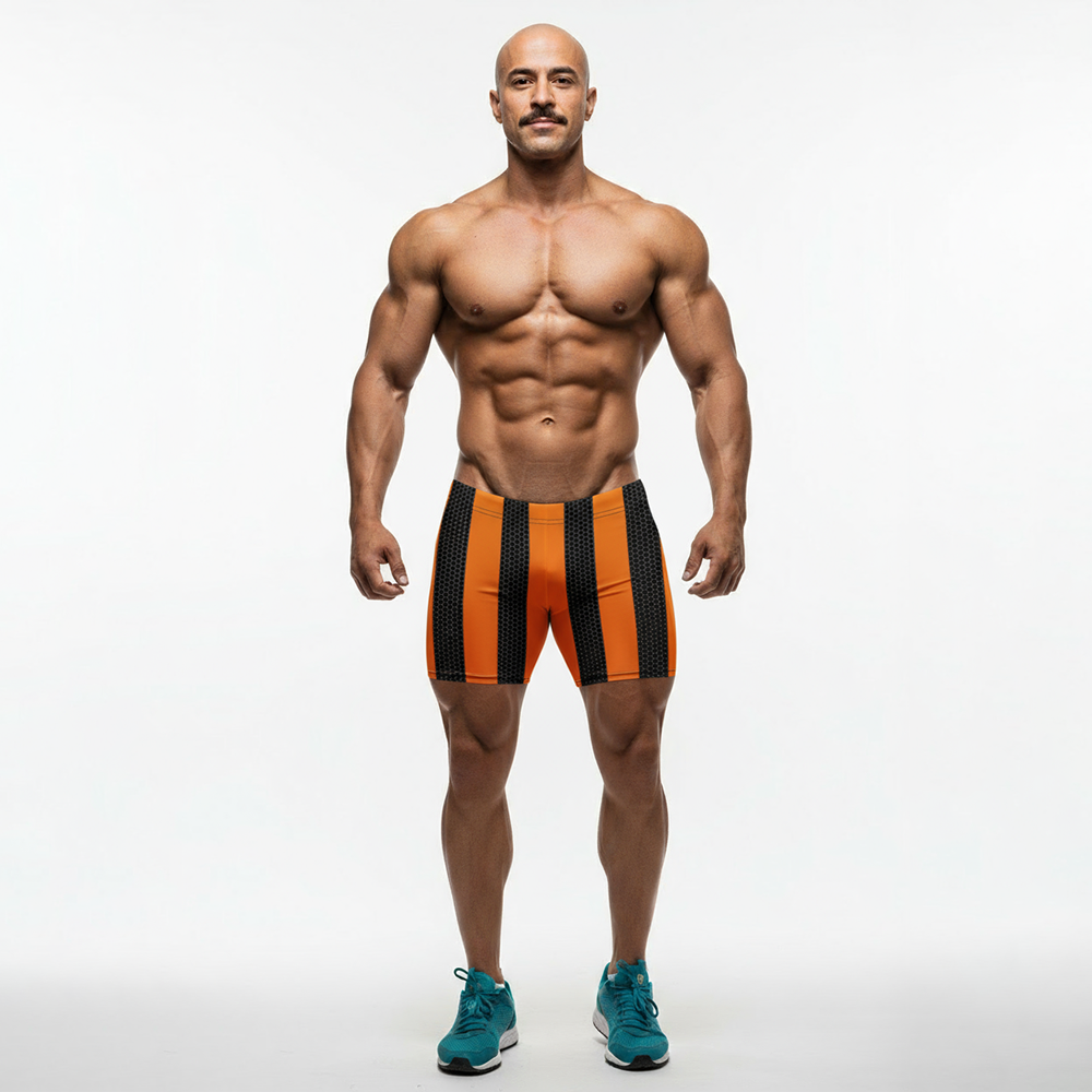 Chile Anaranjado Spandex Shorts