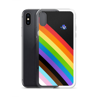 Pride Rainbow Clear Case for iPhone®