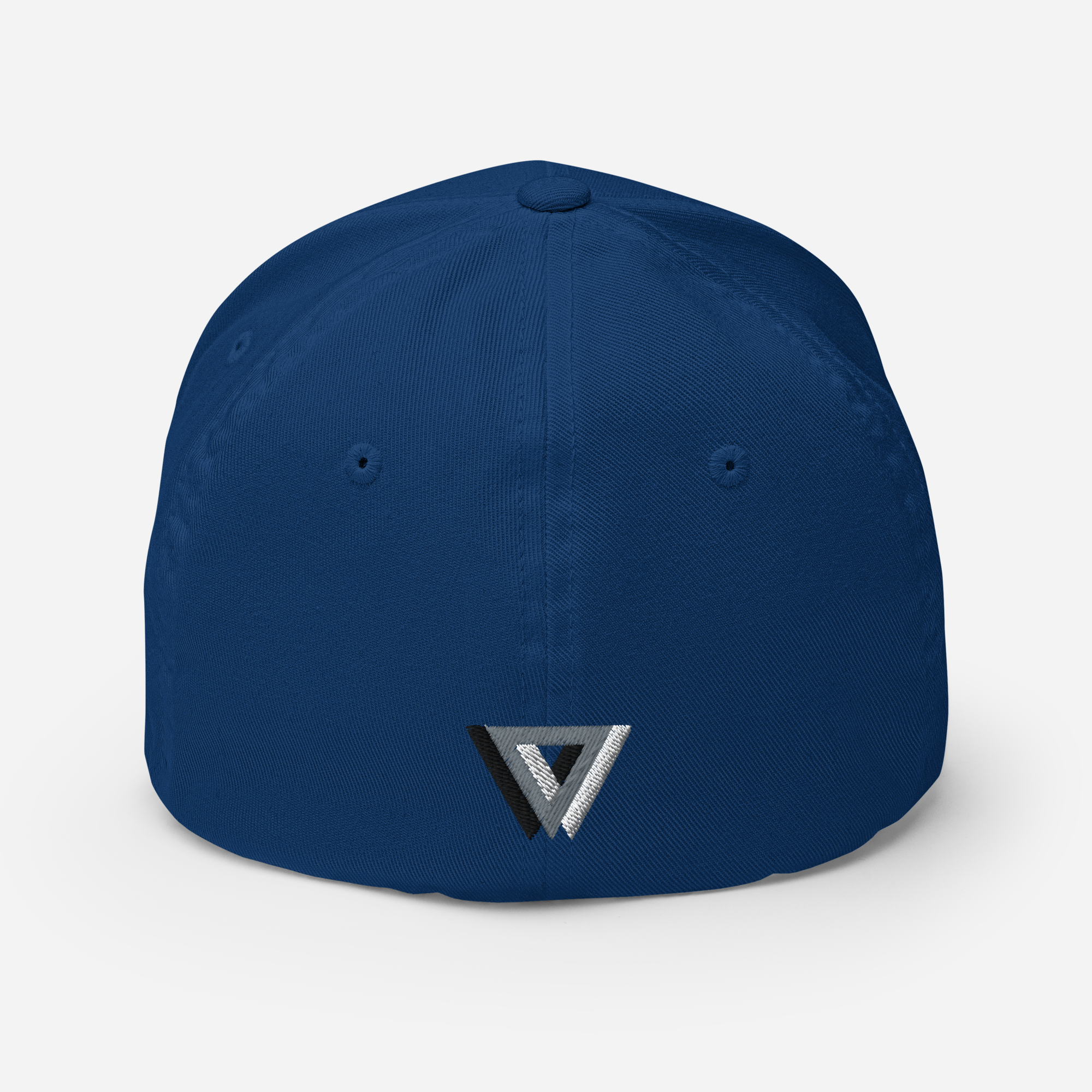 Mustached Bodybuilder Curved Brim Closed Back Baseball Hat