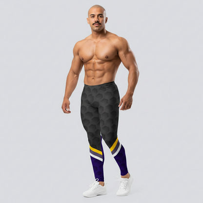 Glute Flex Bodybuilding Tights (Non-Binary Pride Colorway)