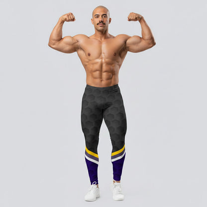 Glute Flex Bodybuilding Tights (Non-Binary Pride Colorway)
