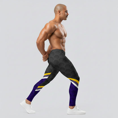 Glute Flex Bodybuilding Tights (Non-Binary Pride Colorway)