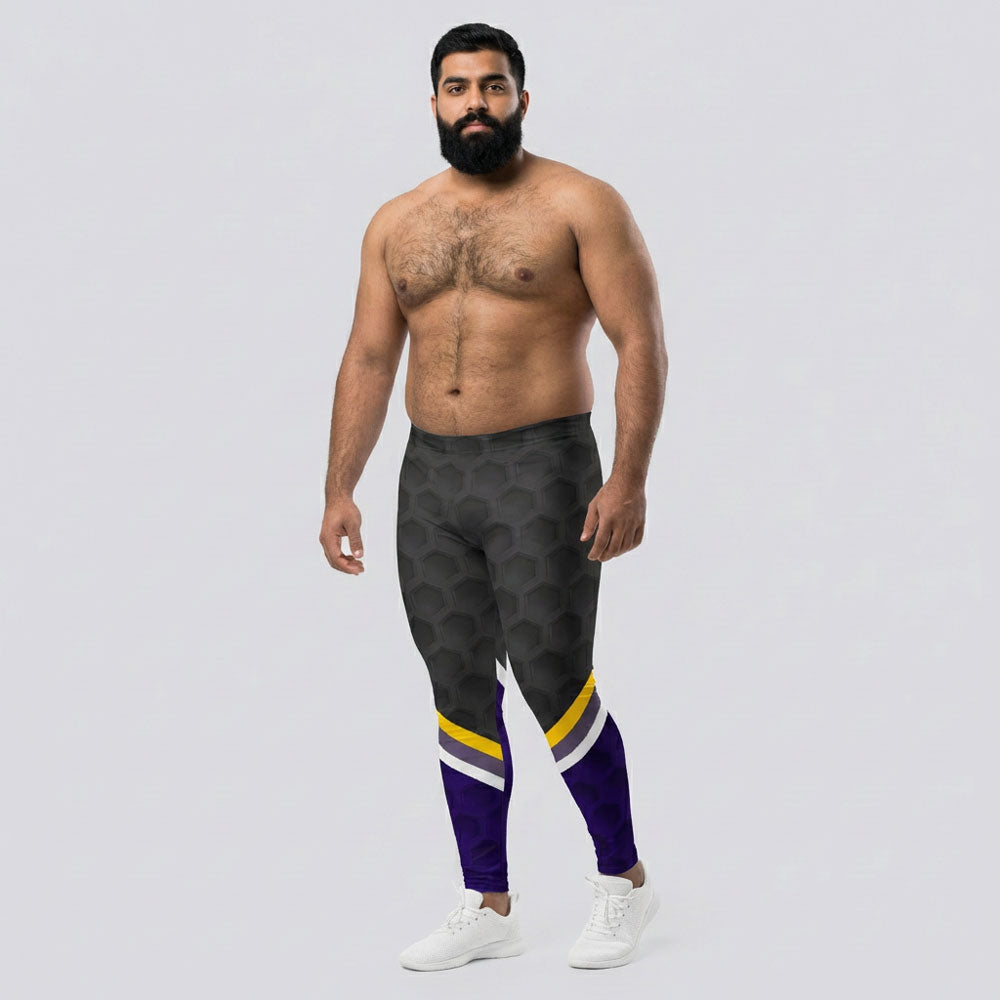 Glute Flex Bodybuilding Tights (Non-Binary Pride Colorway)