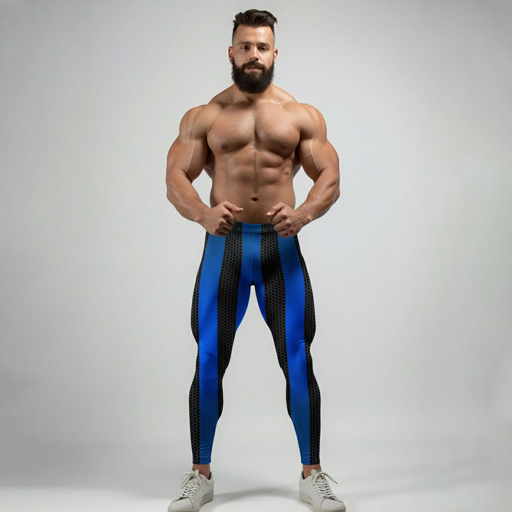 Hard Cobalt  Bodybuilding Tights