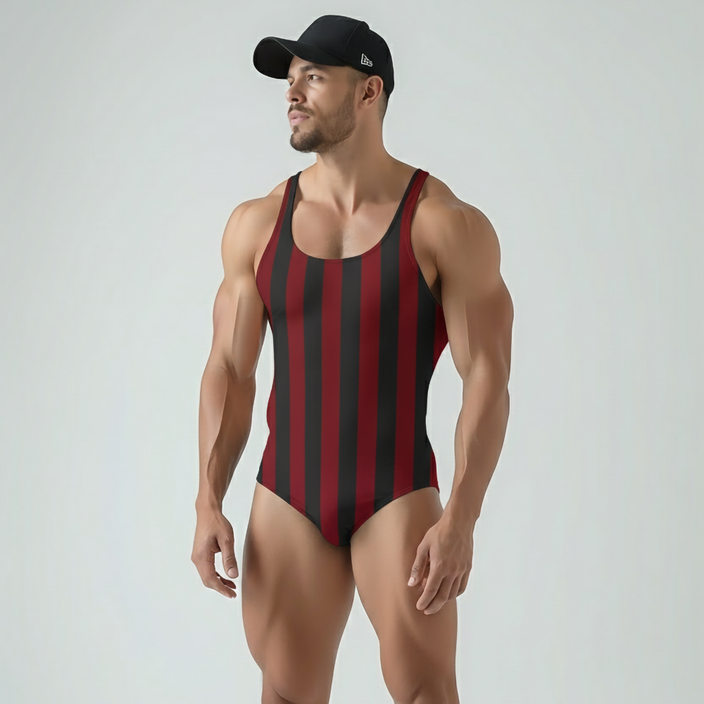 Maroon Noir Bodysuit