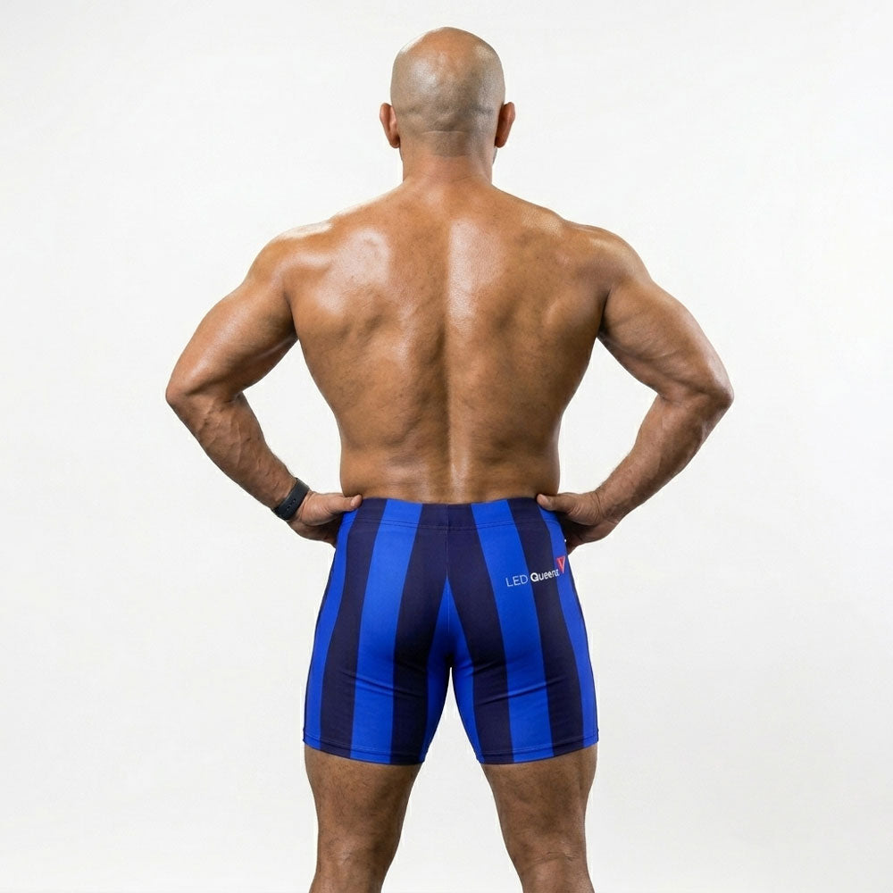 Mega Azul Spandex Shorts