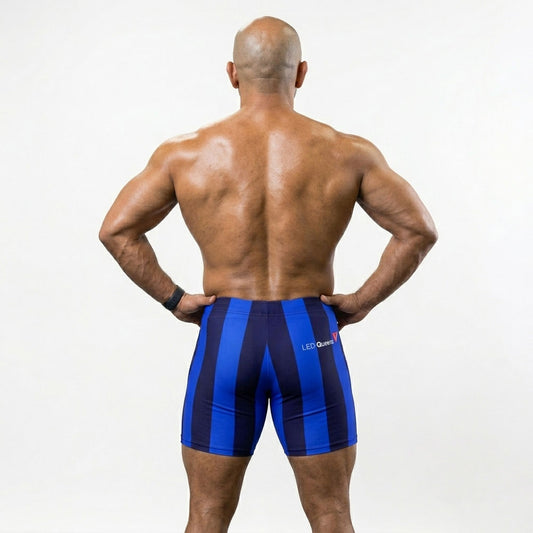 Mega Azul Spandex Shorts