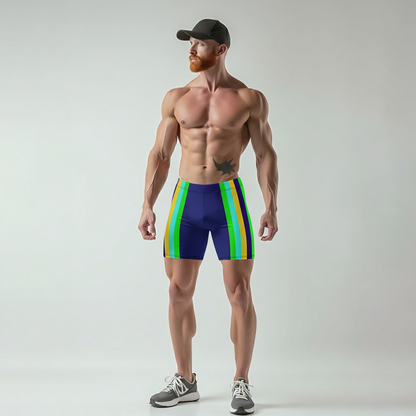 Neon Cassette Spandex Shorts