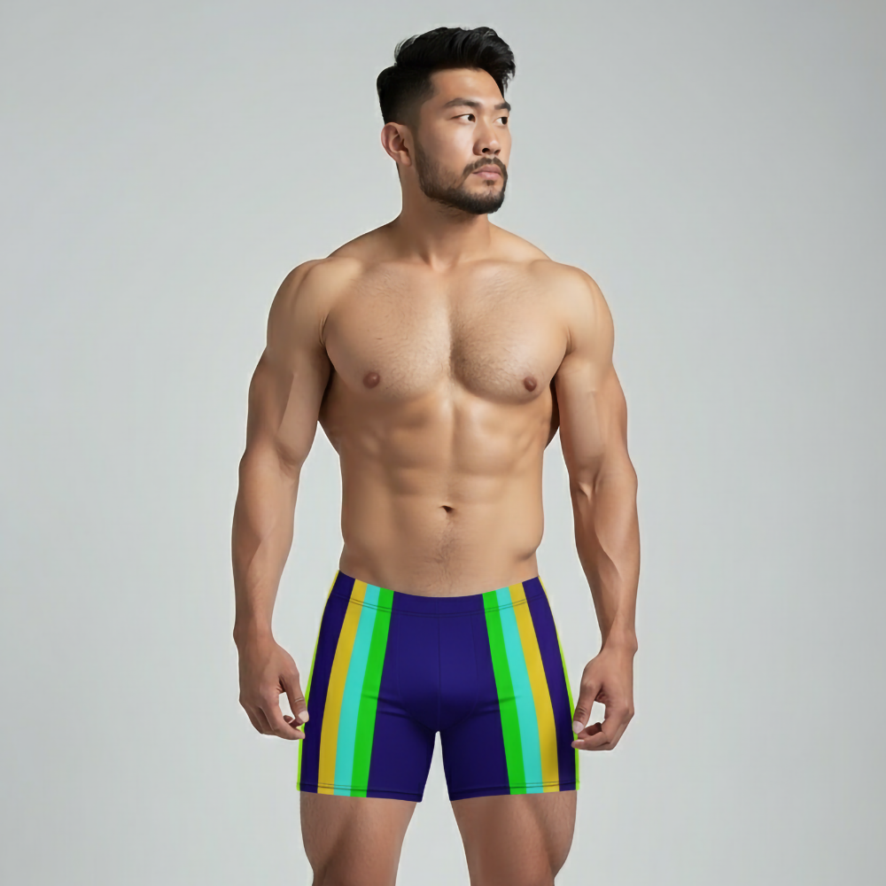 Neon Cassette Spandex Shorts