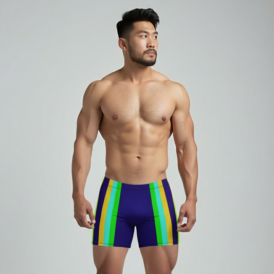 Neon Cassette Spandex Shorts