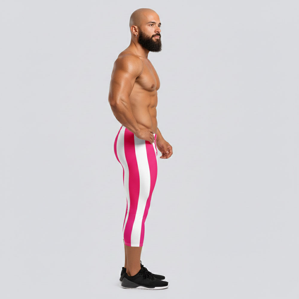 Pink Tourmaline 3/4 Bodybuilding Tights