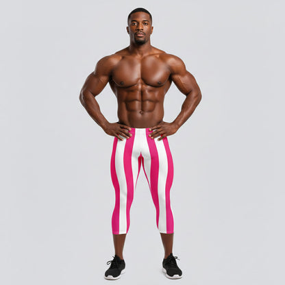 Pink Tourmaline 3/4 Bodybuilding Tights