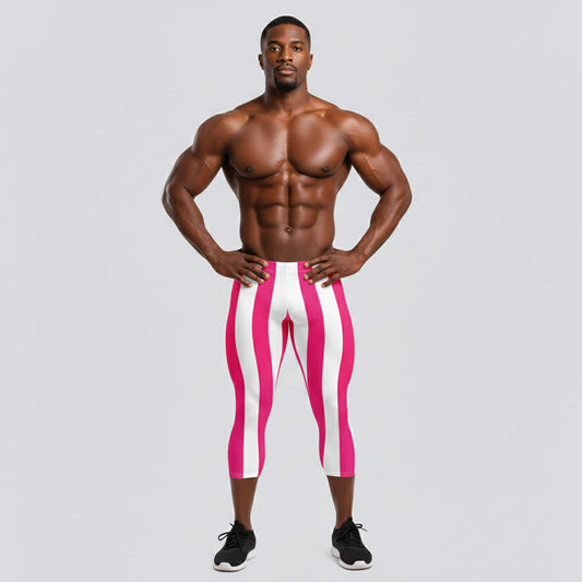 Pink Tourmaline 3/4 Bodybuilding Tights