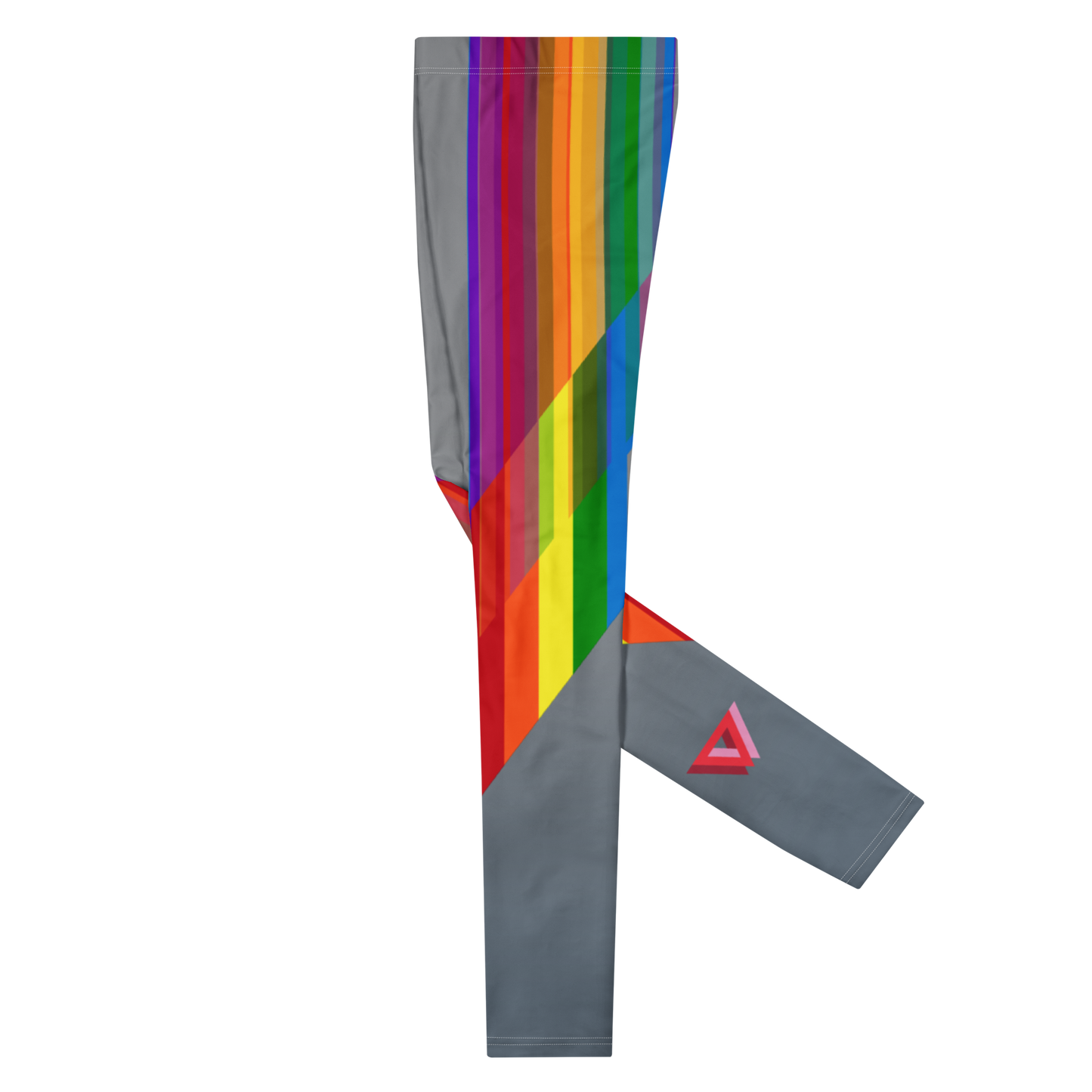 Pride High-Waisted/Plus-Size  Bodybuilding Tights (Silver)