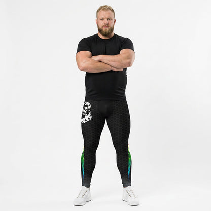 Queer Strength Plus-Size/High-Waisted Bodybuilding Tights