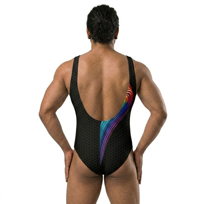Rainbow Flow Butcher Wrestling Singlet