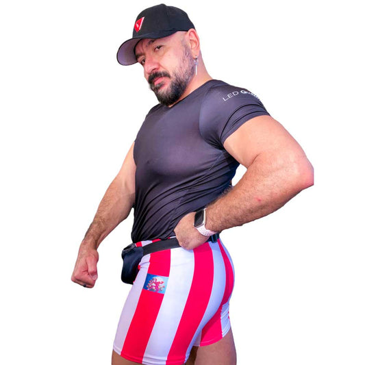Strawberry Beefcake Spandex Shorts