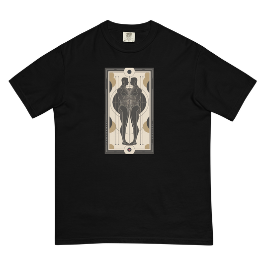 The Lovers/Los Enamorados Tarot Heavyweight 100% Cotton T-shirt