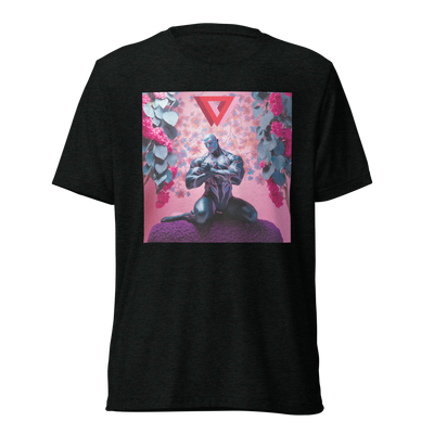 Obsidian Floral Daddy Tri-Blend T-Shirt