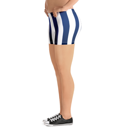 Navy Icon Spandex Shorts