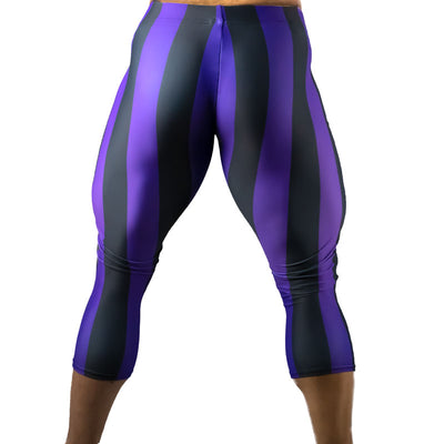 Grape Capri Bodybuilding Tights