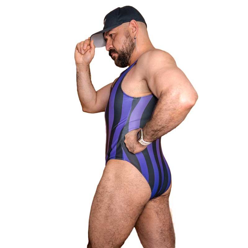 80's Retro Grape Bodysuit