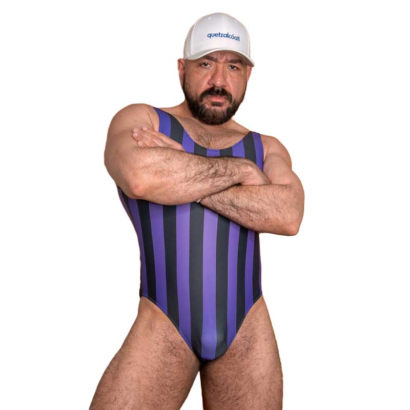 80's Retro Grape Bodysuit