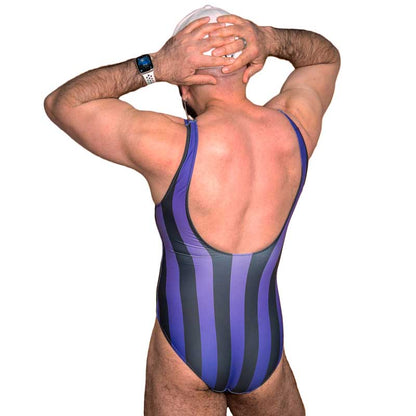 80's Retro Grape Bodysuit