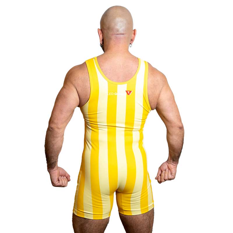 80's Retro Lemon Wrestling Singlet