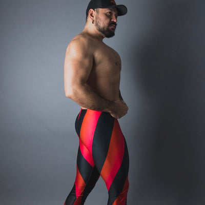 Liquid Cherry Bodybuilding Tights