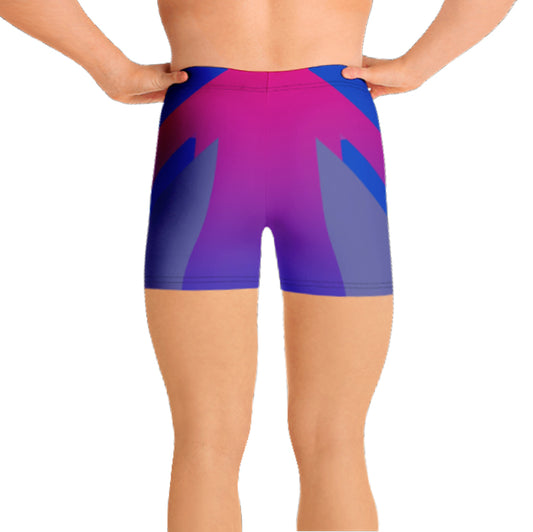 Double Helix (Bisexual Pride) Spandex Shorts
