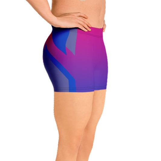 Double Helix (Bisexual Pride) Spandex Shorts